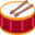 Picture of a drum - the symbol of Lyrics For Christmas